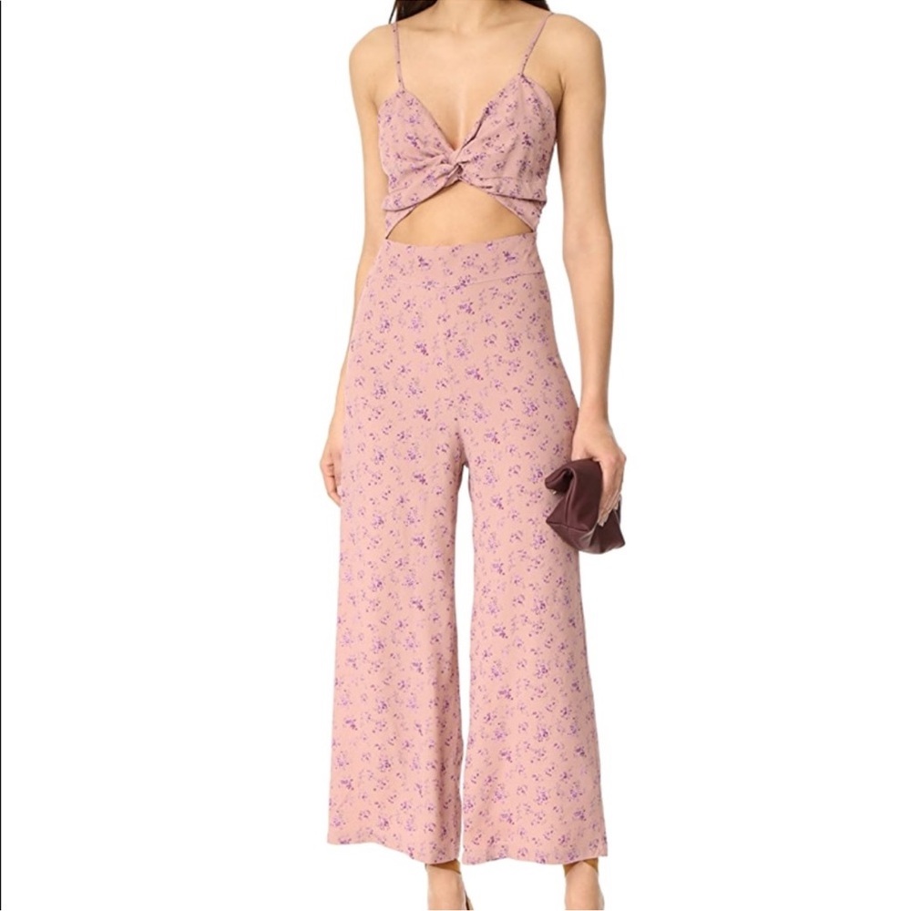 Flynn Skye Emily Jumper in Sweet Treat Size XS Floral cottagecore jumpsuit